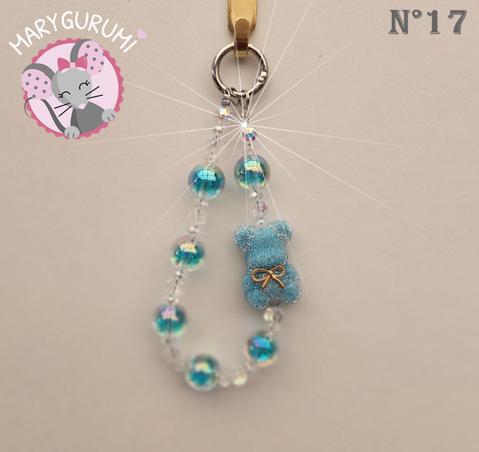 Bijou de sac ou chaine de téléphone N°17