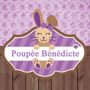 Carte KDO pour tutoriel " Poupée Bénédicte"