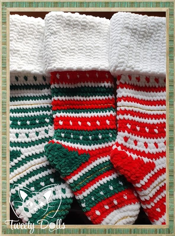 TUTORIEL : chaussette de noel