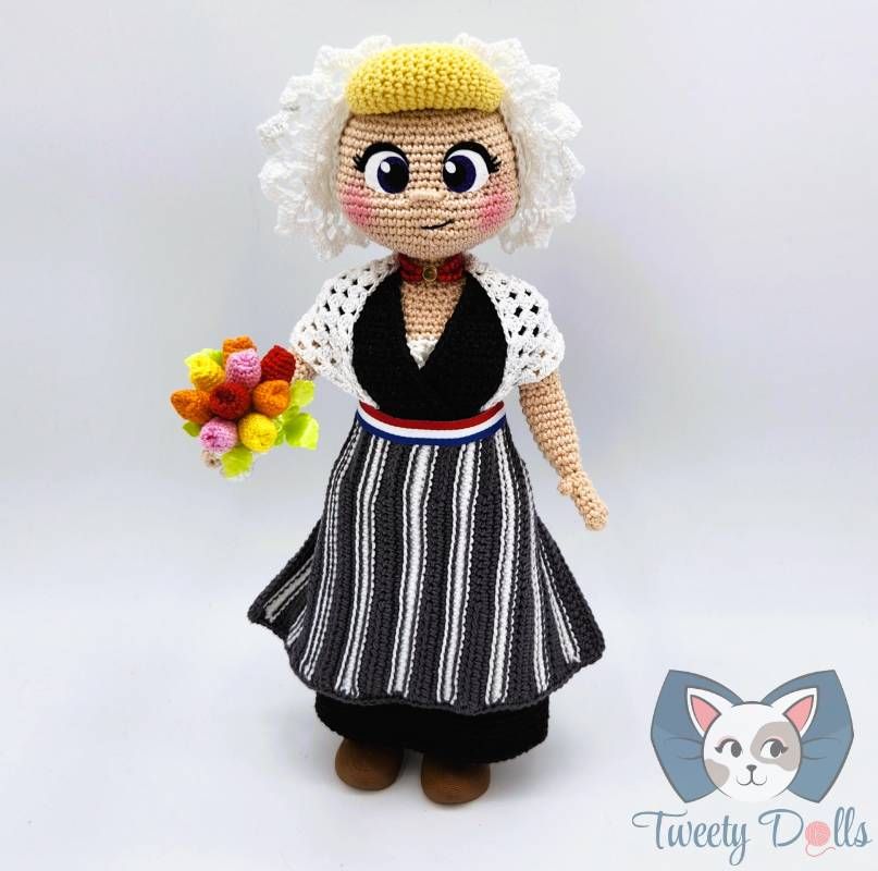 TUTORIEL : Marie Coralie poupée régionale Pays-Bas