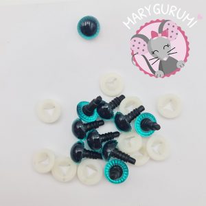 10 Yeux de sécurité 12mm irisés