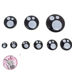 5 paires Yeux de sécurité KAWAI ronds