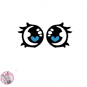 Yeux "Amour Fille" (Flex/Flock)