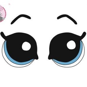 Yeux Flex/Flock "LICORNE"