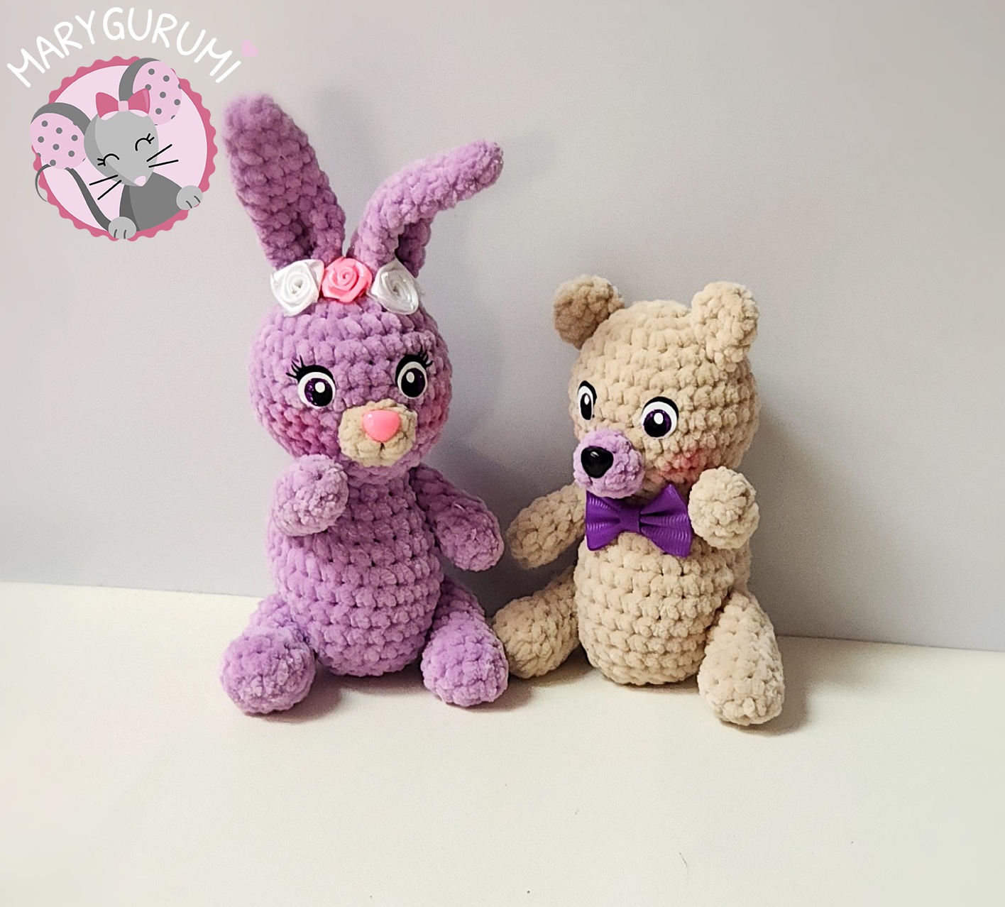 Kit : Eddy l'ours et Lola le lapin – Image 2