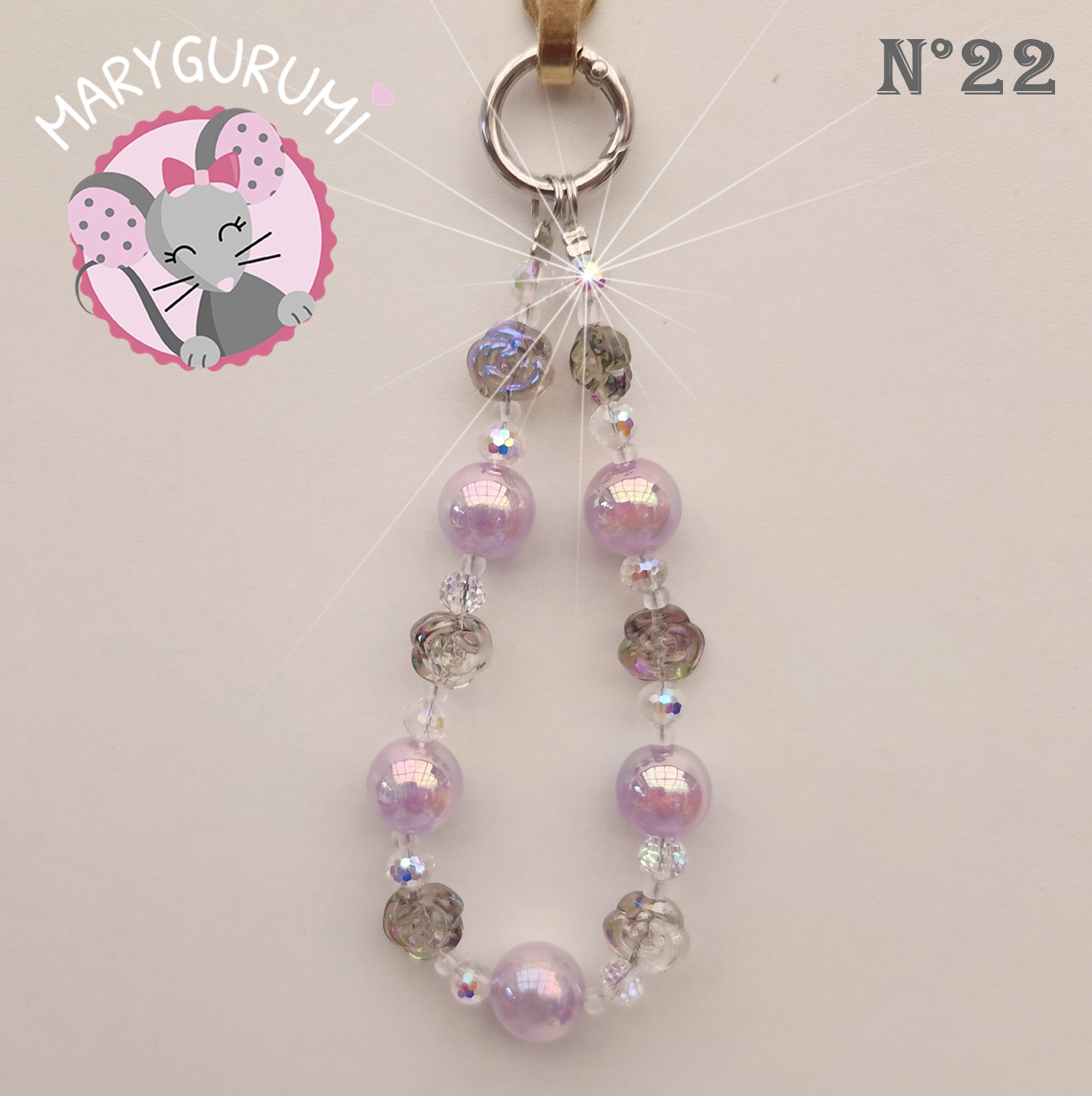 Bijou de sac ou chaine de téléphone N°22 – Image 2