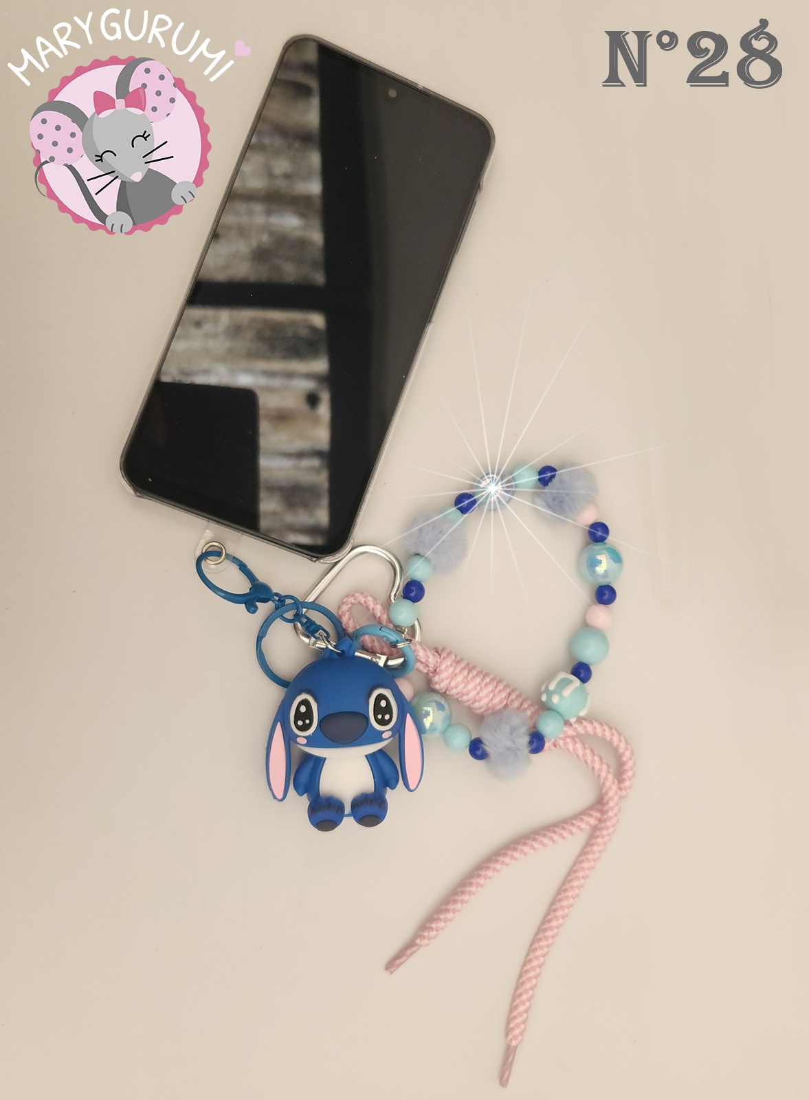 Bijou de sac ou chaine de téléphone N°28 – Image 3