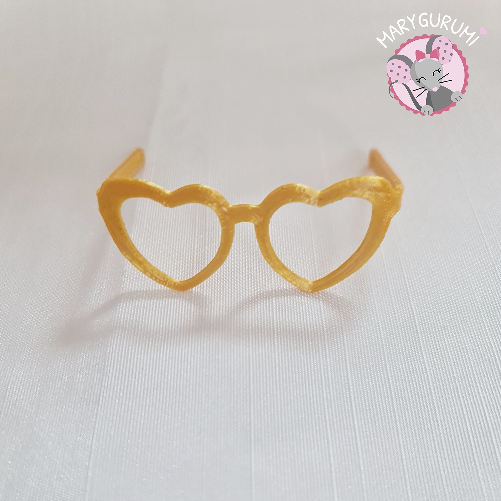 lunettes coeur pour poupée – Image 3