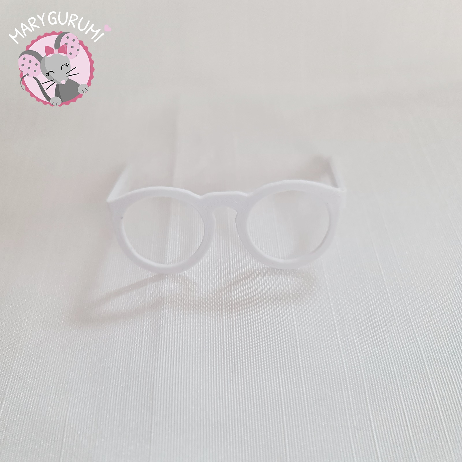 lunettes rondes pour poupée – Image 2