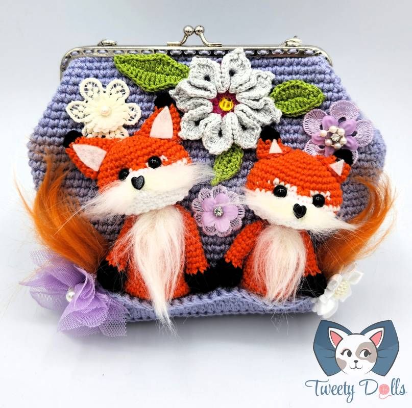 Sac renards en coton