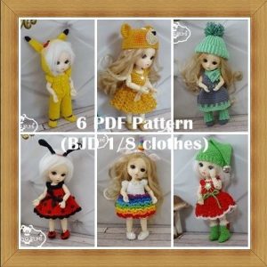 TUTORIEL : 6 Tenues pour poupée BJD