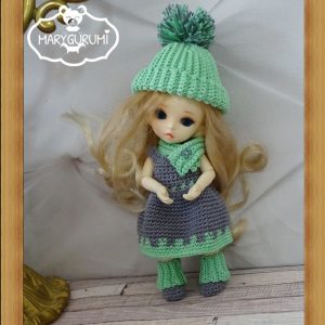 TUTORIEL : Tenue Neige pour poupée BJD