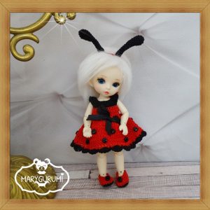 TUTORIEL : Tenue Coccinelle pour poupée BJD