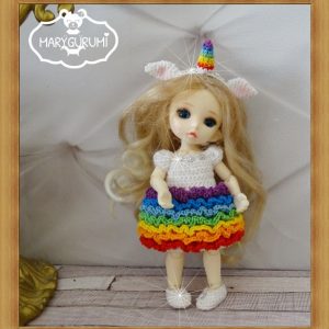 TUTORIEL : Tenue Licorne pour poupée BJD
