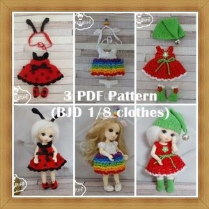 TUTORIEL : 3 Tenues pour poupée BJD