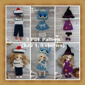 TUTORIEL : 3 Tenues pour poupée BJD