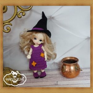 TUTORIEL : Tenue Sorcière pour poupée BJD