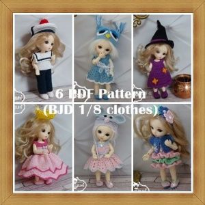 TUTORIEL : 6 Tenues pour poupée BJD