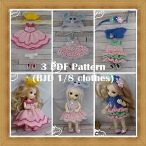 TUTORIEL : 3 Tenues pour poupée BJD