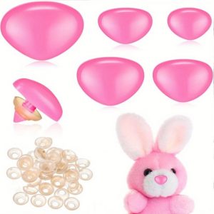 Nez/Museaux Roses sécurité pour Amigurumi