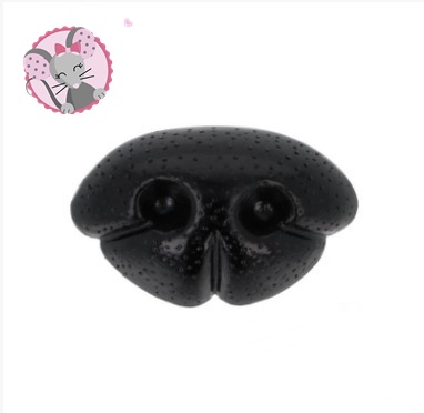3 Truffes/Museaux Noirs sécurité pour Amigurumi