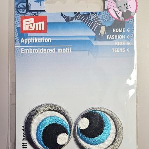 Yeux brodés thermocollants 25mm